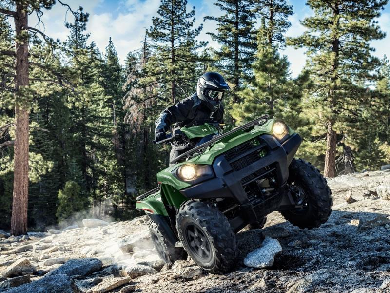 2019 Kawasaki® Brute Force® 750 on a trail
