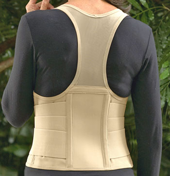Woman wearing Original Cincher® back support